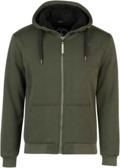 BJØRNSON Kenny Sweatvest Heren - Teddy Gevoerd - Hoodie - Maat 3XL - Rosin Groen