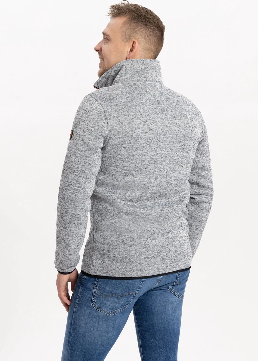 Kjelvik Heren Vest - Vest Zomer Heren - Daan - Grijs Gemeleerd - Knitted - Maat XXL 3 Kjelvik Heren Vest - Vest Zomer Heren - Daan - Grijs Gemeleerd - Knitted - Maat XXL - Afbeelding 3