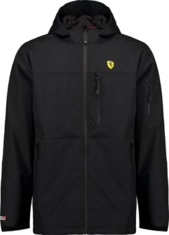 Ferrari - Heren Outdoorjas Rain Jacket - Zwart - Maat M