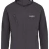 Merkloos Heren Outdoorjas Met Ballin Est. 2013 Softshell Hooded Jas Print - Grijs - Maat L