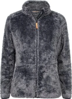 Life-Line - Whitney Fleece Dames - Zwart - Outdoorvest - Wandelvest - Fleece Zwart