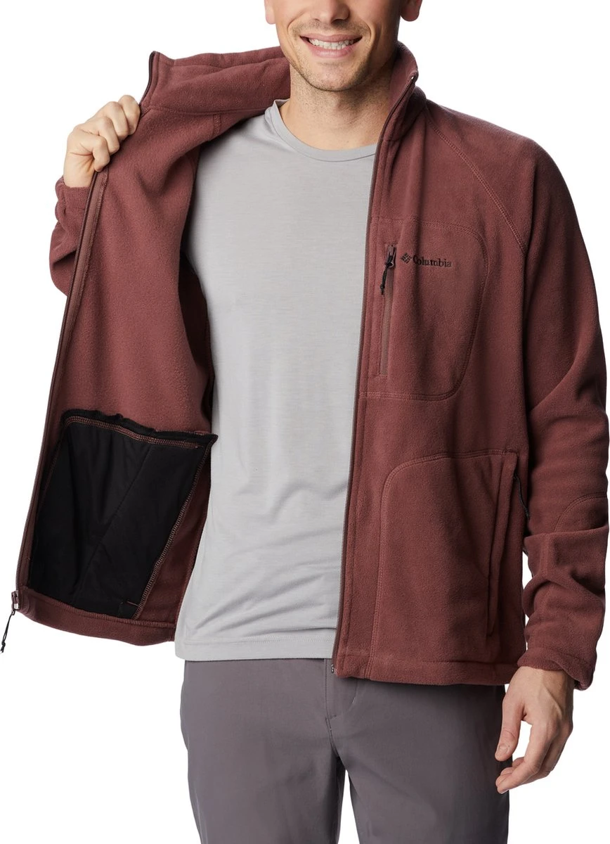 Columbia Fast Trek II Vest Heren Met Rits - Fleece Vest Heren - Outdoorvest - Light Raisin - Maat M 5 Columbia Fast Trek II Vest Heren Met Rits - Fleece Vest Heren - Outdoorvest - Light Raisin - Maat M - Afbeelding 5