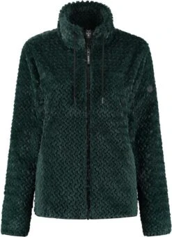 Kjelvik Dames Vest - Wintervest Dames - Zacht Fleece -Ann - Groen - Maat 44