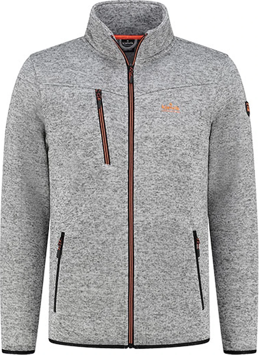 Kjelvik Heren Vest - Vest Zomer Heren - Daan - Grijs Gemeleerd - Knitted - Maat XXL 1 Kjelvik Heren Vest - Vest Zomer Heren - Daan - Grijs Gemeleerd - Knitted - Maat XXL