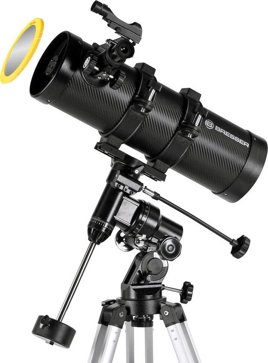 Bresser Telescoop - Pluto 114/500 - EQ-3 Montering - Met Smartphone-adapter 3 Bresser Telescoop - Pluto 114/500 - EQ-3 Montering - Met Smartphone-adapter - Afbeelding 3