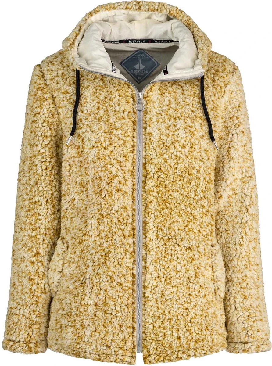 BJØRNSON Xandra Sherpa Fleece Vest Dames 4 Seizoenen Zacht - Maat 42 - Tapenade 1 BJØRNSON Xandra Sherpa Fleece Vest Dames 4 Seizoenen Zacht - Maat 42 - Tapenade