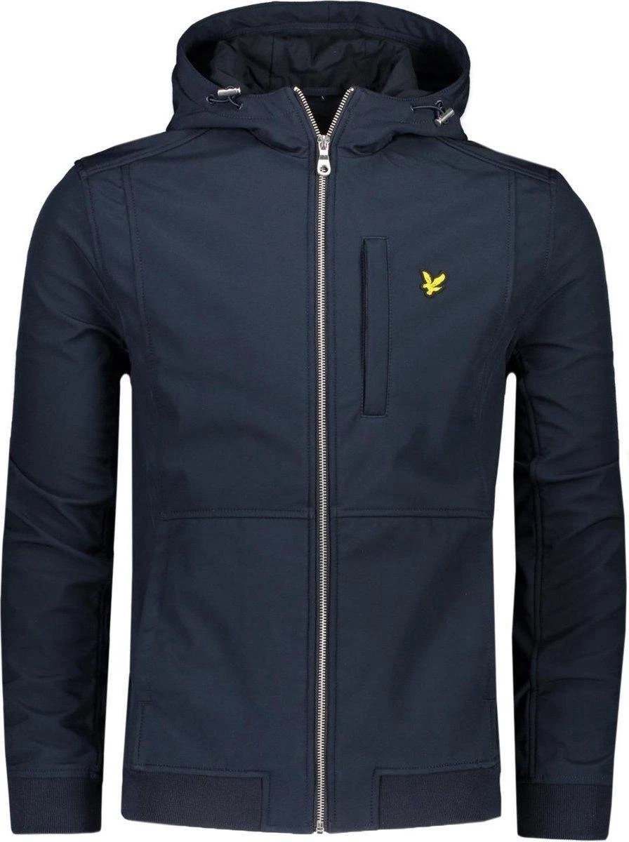 Lyle & Scott - Heren Outdoorjas Softshell Jacket - Blauw - Maat L 1 Lyle & Scott - Heren Outdoorjas Softshell Jacket - Blauw - Maat L