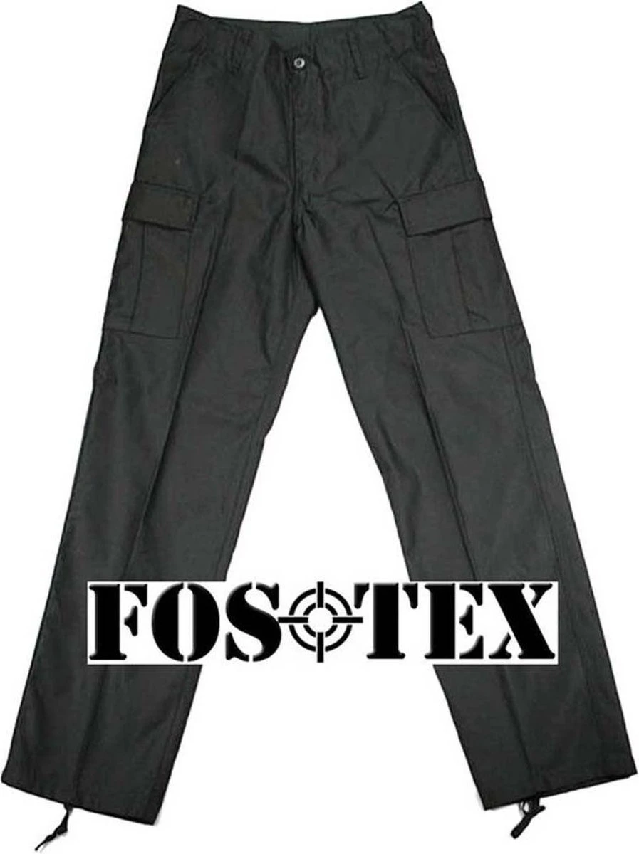 BDU Camouflage Broek - Zwart - Maat S 4 BDU Camouflage Broek - Zwart - Maat S - Afbeelding 4