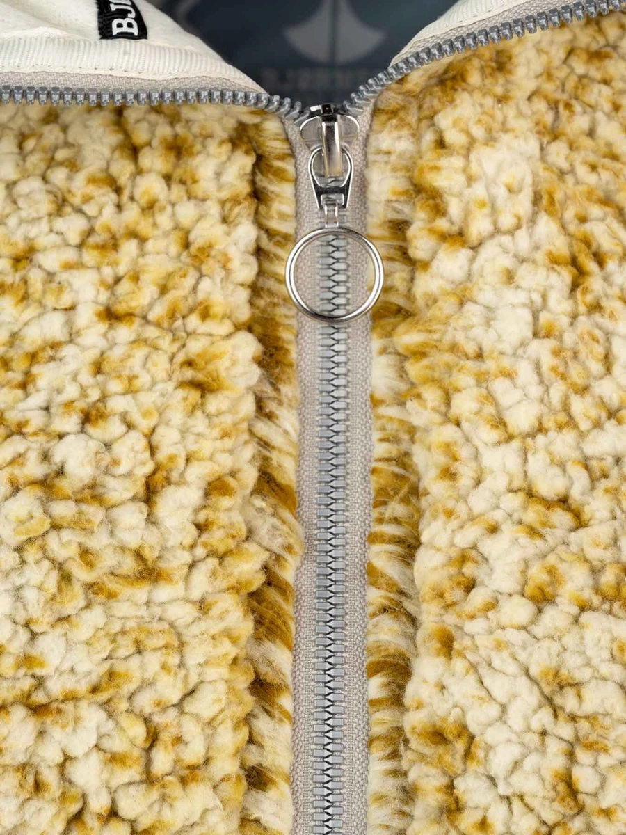 BJØRNSON Xandra Sherpa Fleece Vest Dames 4 Seizoenen Zacht - Maat 42 - Tapenade 7 BJØRNSON Xandra Sherpa Fleece Vest Dames 4 Seizoenen Zacht - Maat 42 - Tapenade - Afbeelding 7