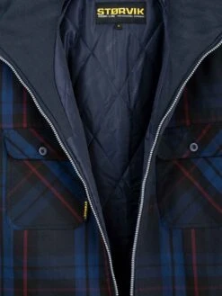 STØRVIK Vancouver Houthakkers Fleece Jas - Thermo Vest - Thermoblouse - Fleece Kraag - Winddicht Gevoerd - Maat XL - Donkerblauw -Fjallraven Winkel 900x1200 149