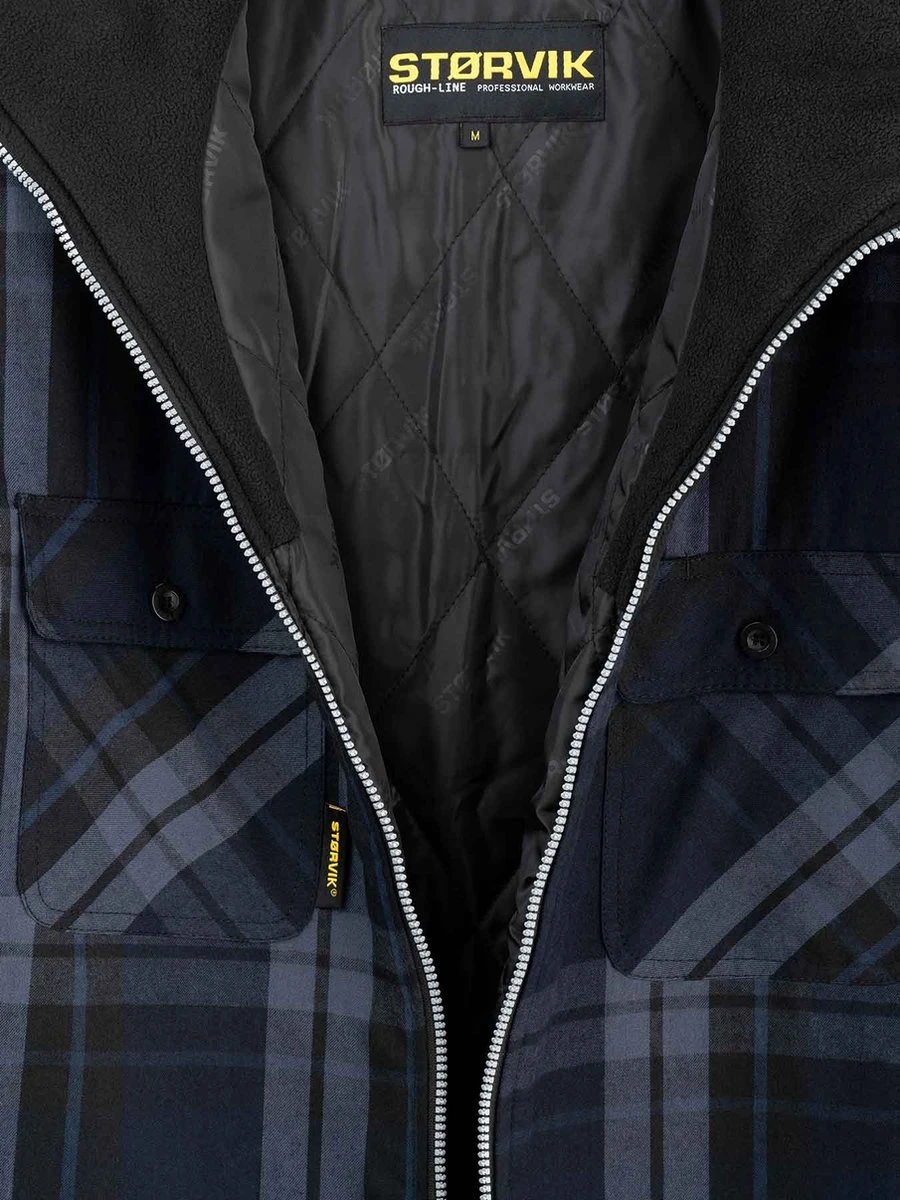 STØRVIK Vancouver Houthakkers Fleece Jas - Thermo Vest - Thermoblouse - Fleece Kraag - Winddicht Gevoerd - Maat XL - Antraciet 3 STØRVIK Vancouver Houthakkers Fleece Jas - Thermo Vest - Thermoblouse - Fleece Kraag - Winddicht Gevoerd - Maat XL - Antraciet - Afbeelding 3