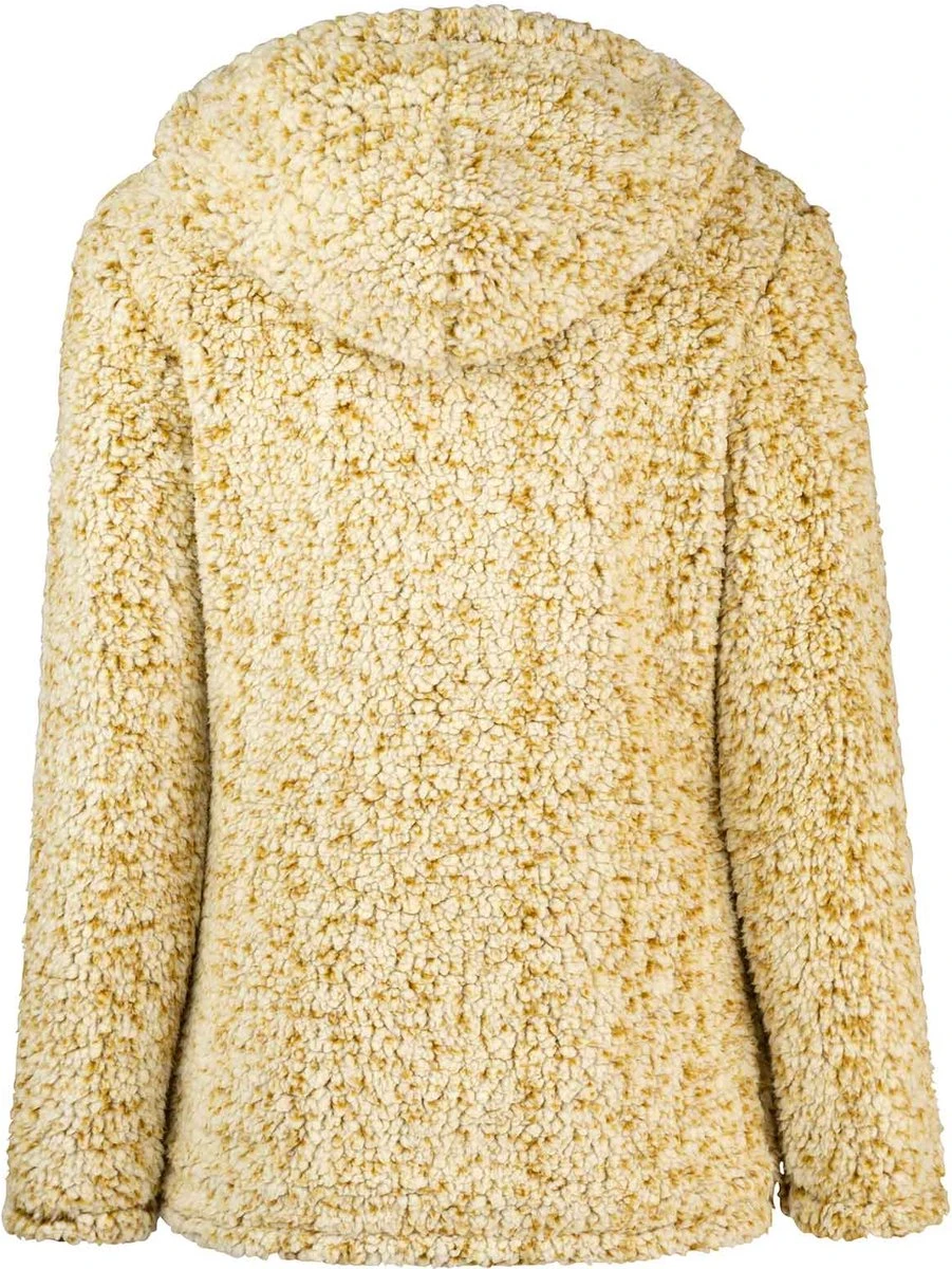 BJØRNSON Xandra Sherpa Fleece Vest Dames 4 Seizoenen Zacht - Maat 42 - Tapenade 3 BJØRNSON Xandra Sherpa Fleece Vest Dames 4 Seizoenen Zacht - Maat 42 - Tapenade - Afbeelding 3