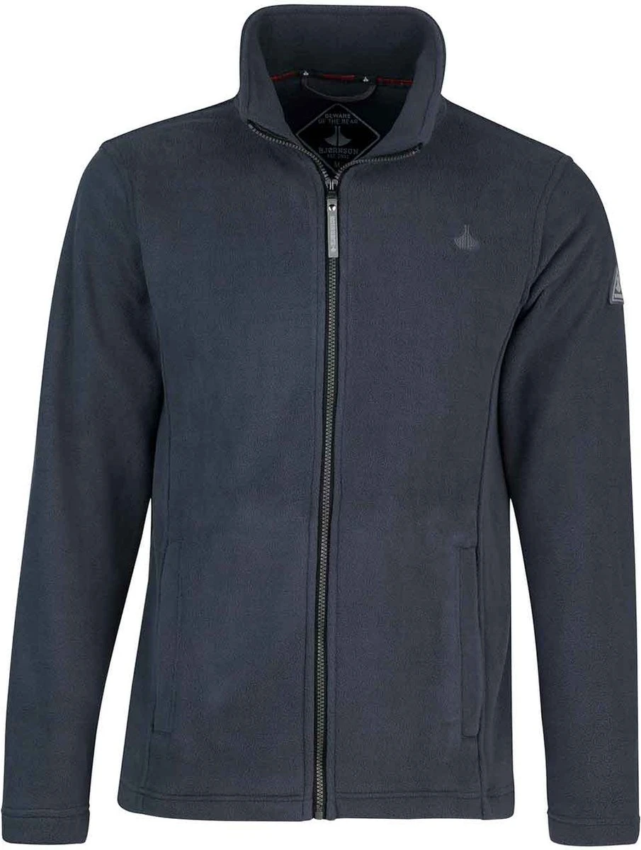 BJØRNSON Maks Fleece Vest 4 Seizoenen Heren - Rits - Maat L - Antraciet Grijs 1 BJØRNSON Maks Fleece Vest 4 Seizoenen Heren - Rits - Maat L - Antraciet Grijs