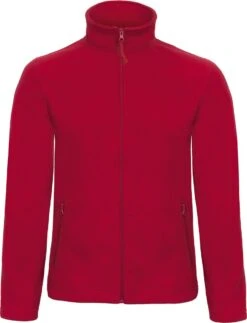 Fleecevest 'ID.501 Micro Fleece Full Zip' Maat L Rood