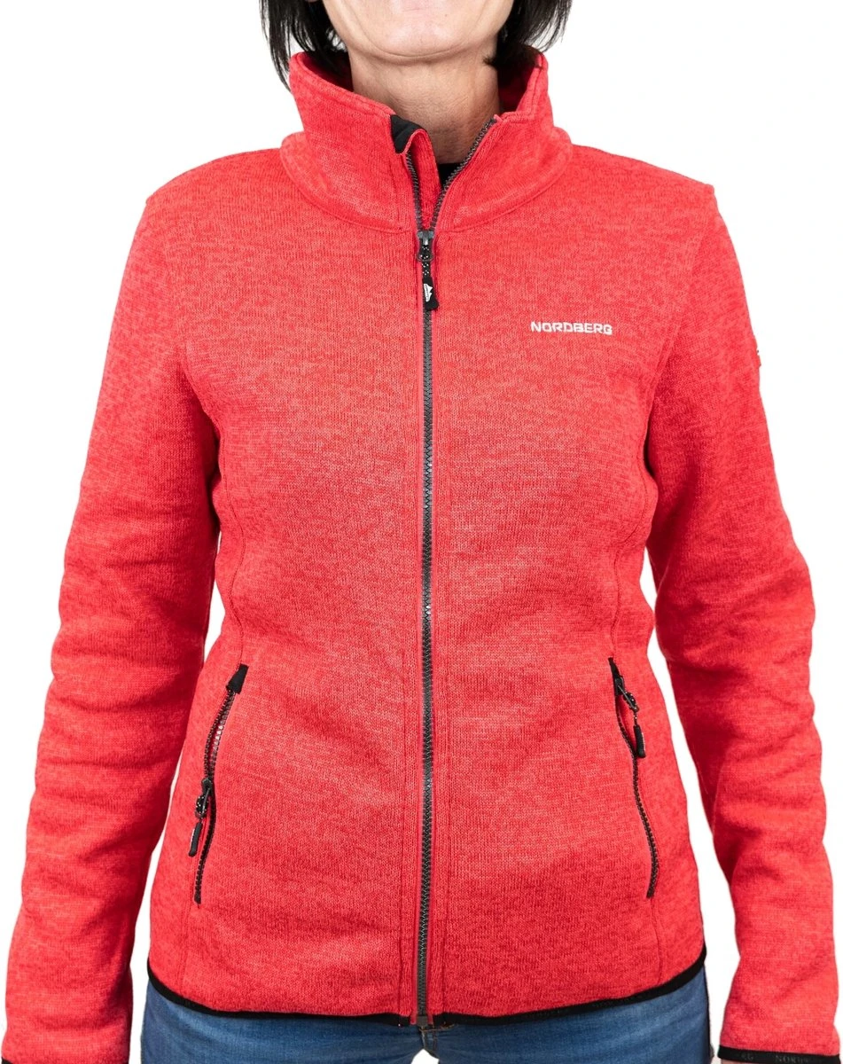 Nordberg Andrea Fleece Vest - Dames - Rood Melange - Maat XL 11 Nordberg Andrea Fleece Vest - Dames - Rood Melange - Maat XL - Afbeelding 11