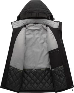 KIMO DIRECT Verwarmde Ski Jas Met 10.000 MAh Powerbank - Verwarmde Jas - Unisex - Zwart 9 KIMO DIRECT Verwarmde Ski Jas Met 10.000 MAh Powerbank - Verwarmde Jas - Unisex - Zwart -Fjallraven Winkel 955x1200