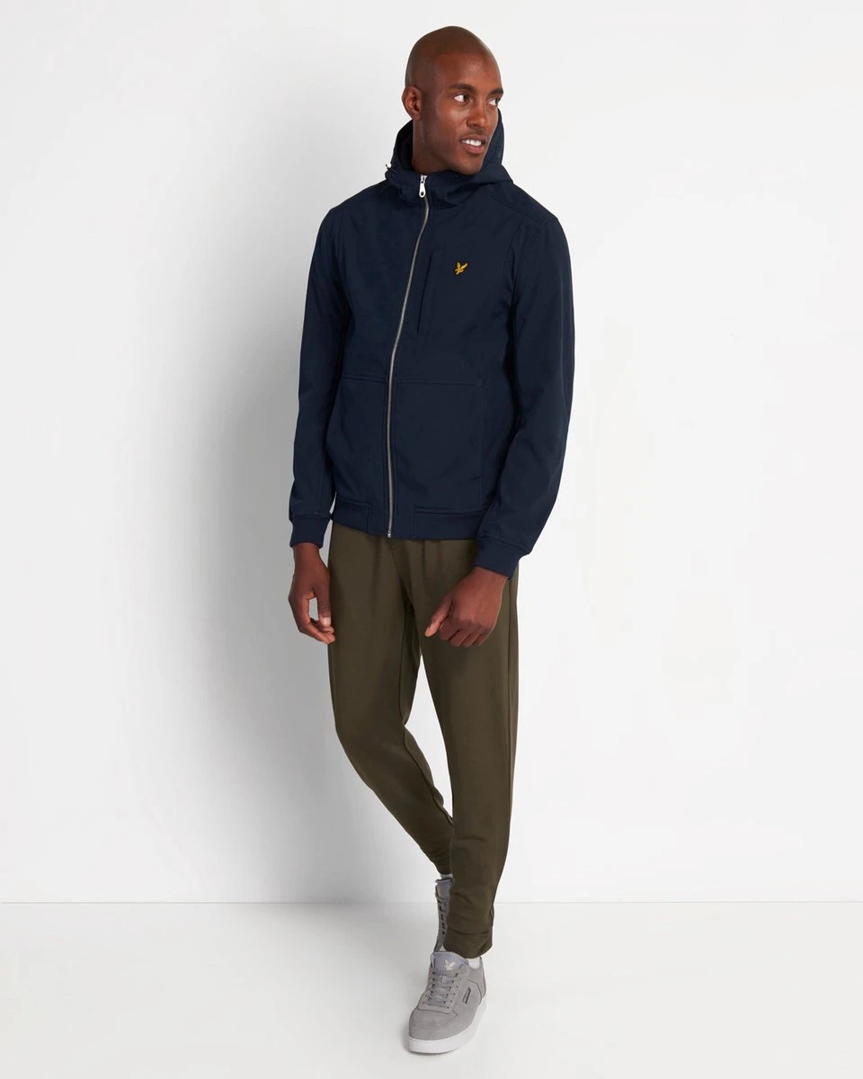 Lyle & Scott - Heren Outdoorjas Softshell Jacket - Blauw - Maat L 4 Lyle & Scott - Heren Outdoorjas Softshell Jacket - Blauw - Maat L - Afbeelding 4