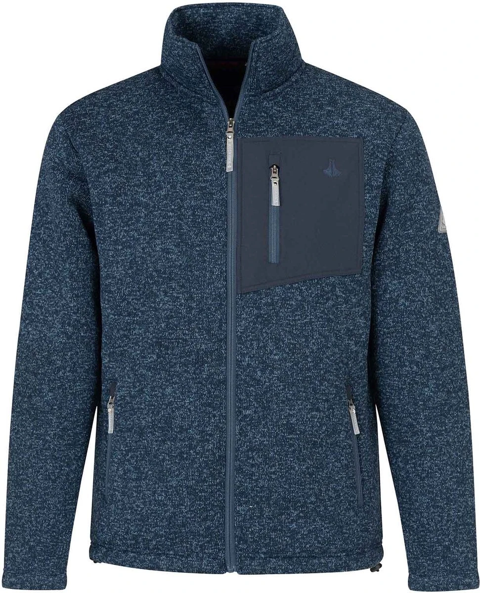 BJØRNSON Ruben Gebreid Vest 4 Seizoenen Heren - Teddy - Maat 2XL - Donkerblauw 1 BJØRNSON Ruben Gebreid Vest 4 Seizoenen Heren - Teddy - Maat 2XL - Donkerblauw