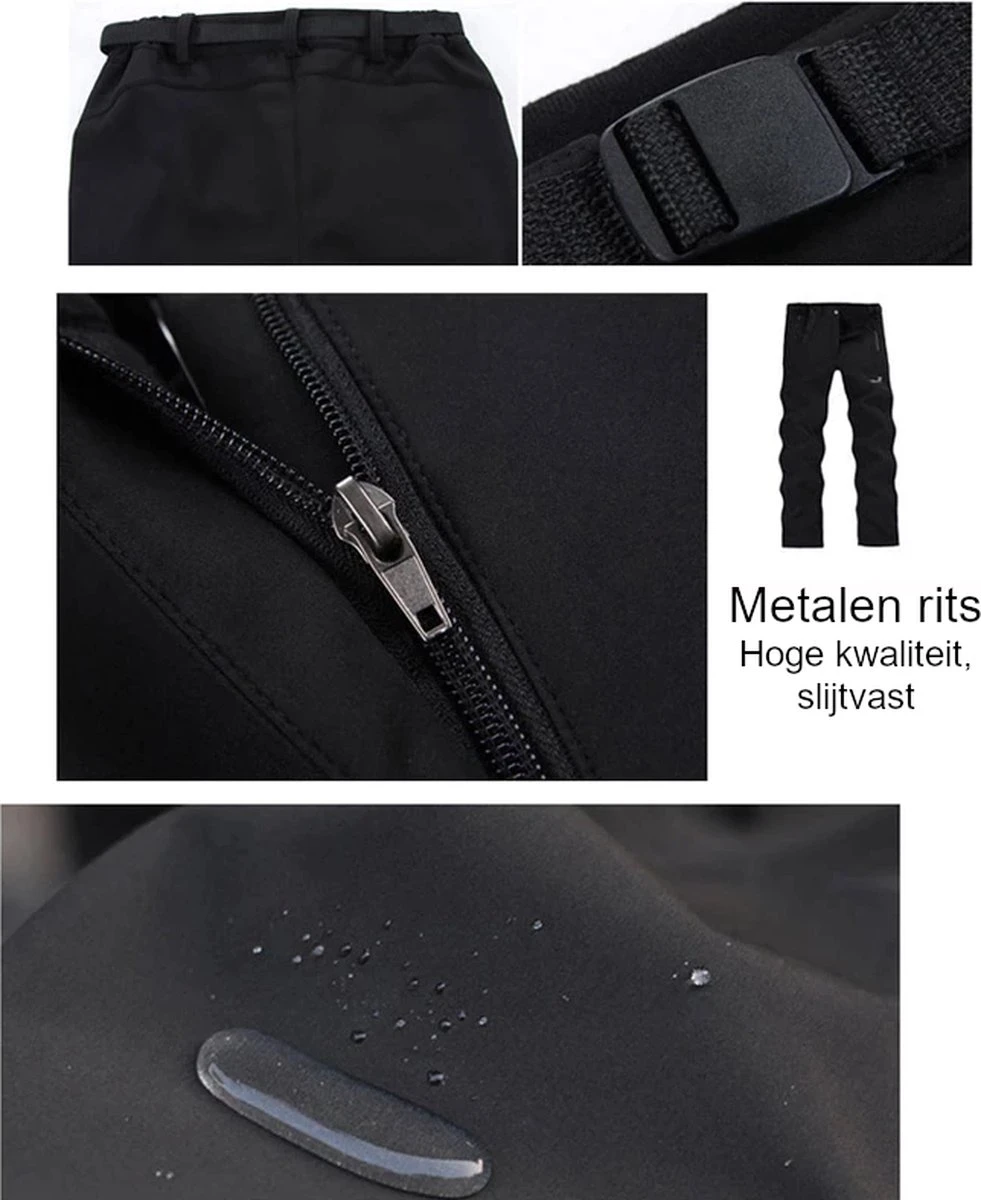 Hikr® Waterdichte Broek Heren - Regenbroek - Winddicht - Wandelbroek - Hiking Broek - Winterbroek - Herfst, Winter, Lente - Outdoor - Wandelen 7 Hikr® Waterdichte Broek Heren - Regenbroek - Winddicht - Wandelbroek - Hiking Broek - Winterbroek - Herfst, Winter, Lente - Outdoor - Wandelen - Afbeelding 7