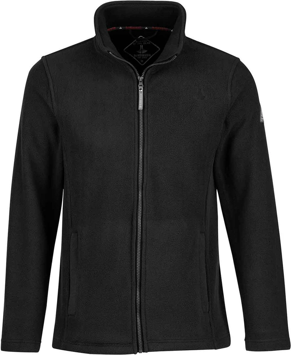 BJØRNSON Maks Fleece Vest 4 Seizoenen Heren - Rits - Maat XL - Zwart 1 BJØRNSON Maks Fleece Vest 4 Seizoenen Heren - Rits - Maat XL - Zwart