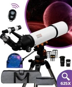 Telescoop Deluxe - Sterrenkijker - Astronomie - Nachtkijker - Sterrenkunde - Waterproof - Geschikt Voor Volwassenen En Kinderen